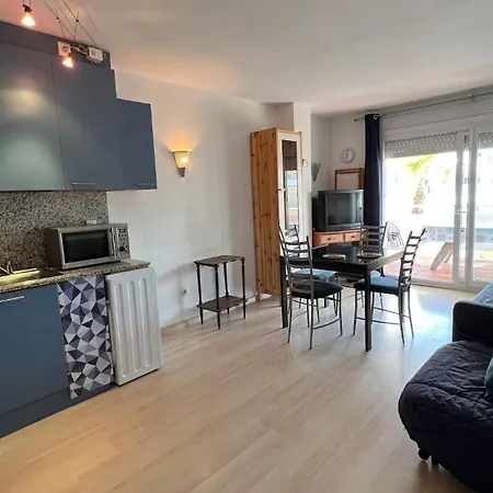 Апартаменты Bonito Piso En Con Piscina Y Parking Av-66 Росас
